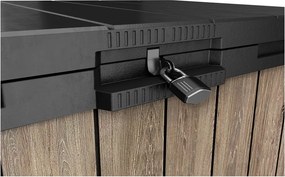 Кафява пластмасова градинска кутия за съхранение Deco – Keter