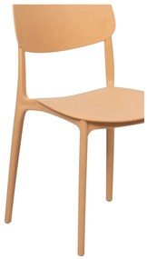 Прасковен пластмасов градински стол Hébé – Bonami Essentials