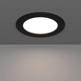 Eglo 901387 - LED вградено осветително тяло FUEVA LED/6,3W/230V диаметър 11,9 cm черно