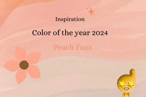 Тапет – Магически глухарчета на поляна Peach Fuzz