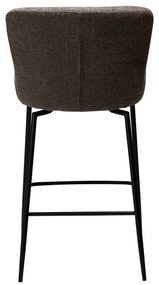 Кафяв тапициран бар стол (височина на седалката 67,5 cm) Glam – DAN-FORM Denmark