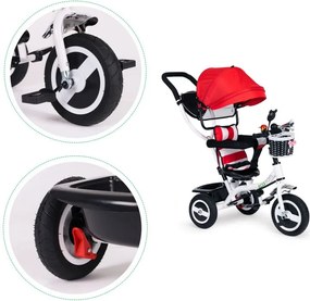 Триколка, детска количка червена ECOTOYS