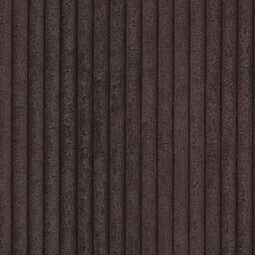 Кафяв разтегателен ъглов диван от рипсено кадифе (променлив) Sara – Ropez