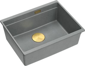 гранитна мивка Logan 100 Grey Metallic