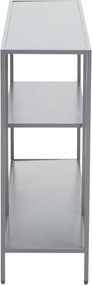 Сива стоманена конзолна маса 30x120 cm Acero – Premier Housewares