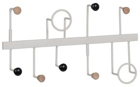 Бяла метална стенна закачалка – Ixia