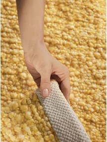 Жълта ръчно изработена пътека от букле 80x200 cm Notting Hill Portobello – Ted Baker