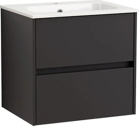 Конзолен шкаф за баня 5955MB + УМИВ. 5955/2, Inter Ceramic