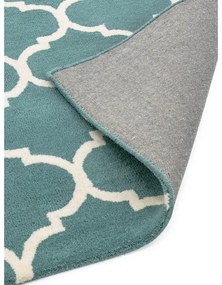 Син ръчно изработен вълнен килим 120x170 cm Albany – Asiatic Carpets