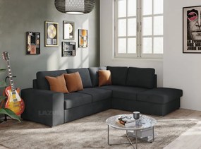 Ъглов диван Едди с функция сън и ракла