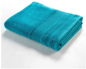 Синя памучна хавлиена кърпа от тери 90x150 cm Tendresse – douceur d'intérieur