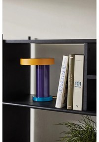 Лилава LED затъмняваща се настолна лампа (височина 25 cm) Magic – Hübsch