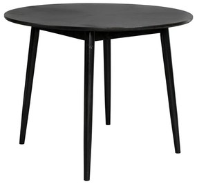 Кръгла маса за хранене с дъбов плот ø 120 cm Fabio - White Label