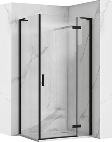 Душ кабина REA Hugo Black 80x90