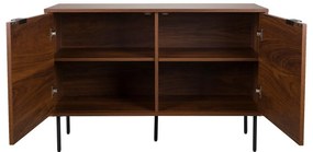 Кафяв скрин от декор от орех 110x74x40 cm Stripes – White Label