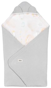 Lionelo - Завивка за столче за кола TRAVEL SWADDLE 90 x 90 см Grey Baloon