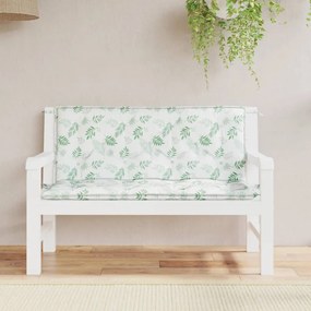 Възглавници за градински пейки 2 бр на листа 120x50x7 см плат Kirsty