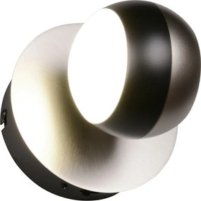 LED стенна лампа в черен и сребрист цвят Orbit – Trio Select