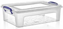 Пластмасова кутия контейнер плитка 10л 41x27,5x12,5cм DUNYA-(30155)