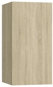 803332 vidaXL ТВ шкаф, дъб сонома, 30,5x30x60 см, инженерно дърво