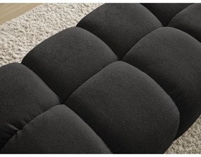 Черна шенилова табуретка Everest – Bobochic Paris