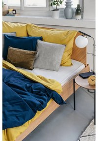 Морско синьо памучно спално бельо за двойно легло , 200 x 220 cm - Bonami Selection