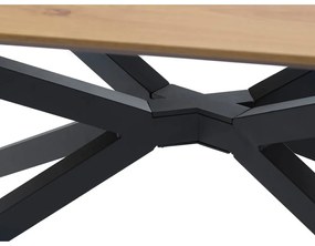 Трапезна маса с дъбов плот 100x200 cm Cesura – Unique Furniture