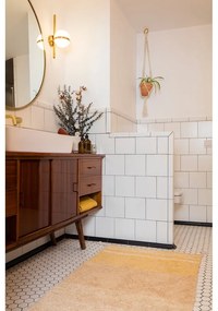 Памучен килим в цвят жълта охра 80x140 cm Twin Amber – Lorena Canals