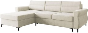 Ъглов диван Mormi-Кремав