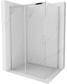 Mexen Omega душ кабина разтеглива 100 x 90 см, прозрачно, хром - 825-100-090-01-00