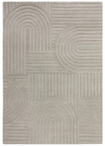 Сив вълнен килим , 120 x 170 cm Zen Garden - Flair Rugs