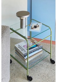 Светлосива LED затъмняваща се настолна лампа (височина 20 cm) BringMe – Hübsch