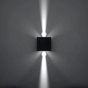Черна LED стенна лампа Pinio – Nice Lamps