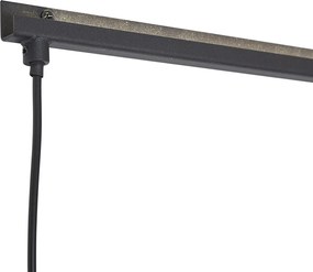 Модерна стенна лампа черна с LED - Letterbox