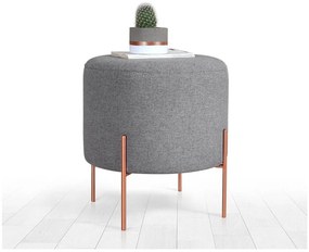 Сива табуретка Copper – Artie