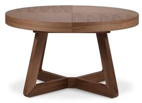 Разгъваема маса от дъбова дървесина, ø 130 cm Bodil - Windsor &amp; Co Sofas