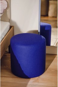 Синя вълнена табуретка Folk – noo.ma