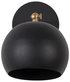 Черна стенна лампа ø 15 cm Sivani – Opviq lights