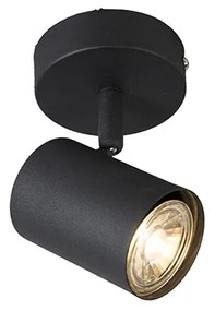 Интелигентен прожектор черен вкл. WiFi GU10 регулируем - Jeana