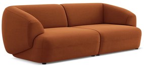 Оранжев кадифен диван 232 cm Moana – Makamii