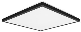 Top Light - LED Плафон за баня ONYX LED/24W/230V IP44 38x38 см черен