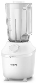 Блендер Philips HR2041/00, 450W, ProBlend, Трошене на лед, 1 литър, Пулс, Бял