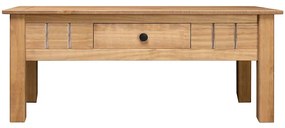 282682 vidaXL Кафе маса, 100x60x43,5 см, бор масив, Panama Range