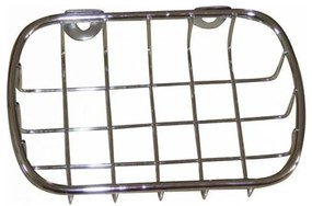 Метална стенно сапунерка 9x14 см, хром с блясък