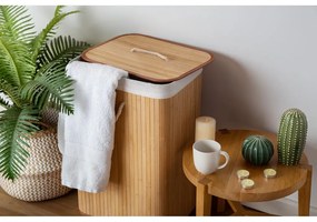 Бамбуков кош за пране в естествен цвят 78 л Bamboo – Compactor