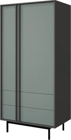 Гардероб Alsy Reg с две врати-Тъмносив