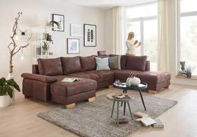 Ъгъл диван Garren plus-Left-Bordeaux