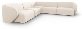 Кремав променлив ъглов диван Shane - Micadoni Home