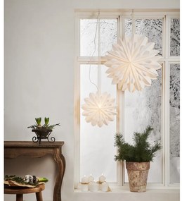 Бяла коледна украса , ø 60 cm Clipp - Star Trading