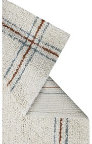 Кремава ръчно изработена памучна пътека подходяща за пране 80x230 cm Cuisine Natural – Lorena Canals